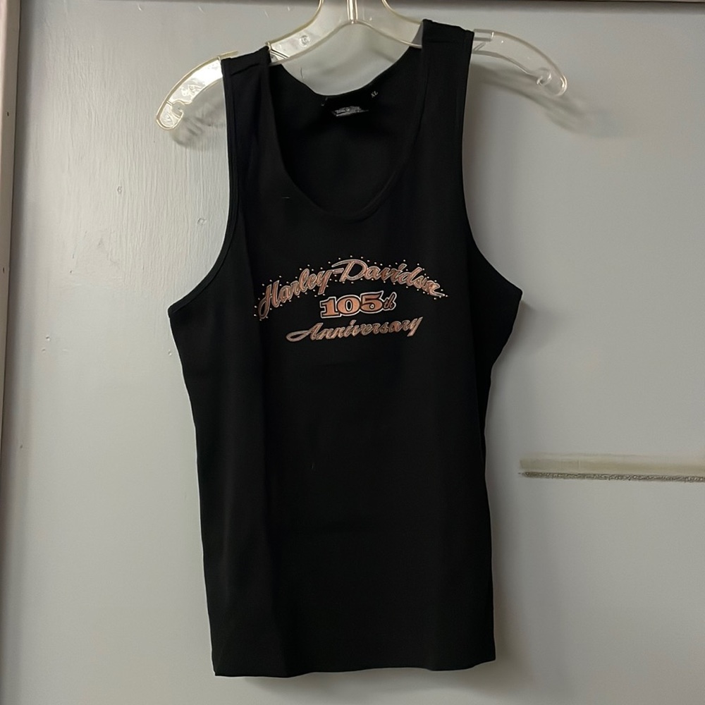 Harley racer back ribbed tank XL
